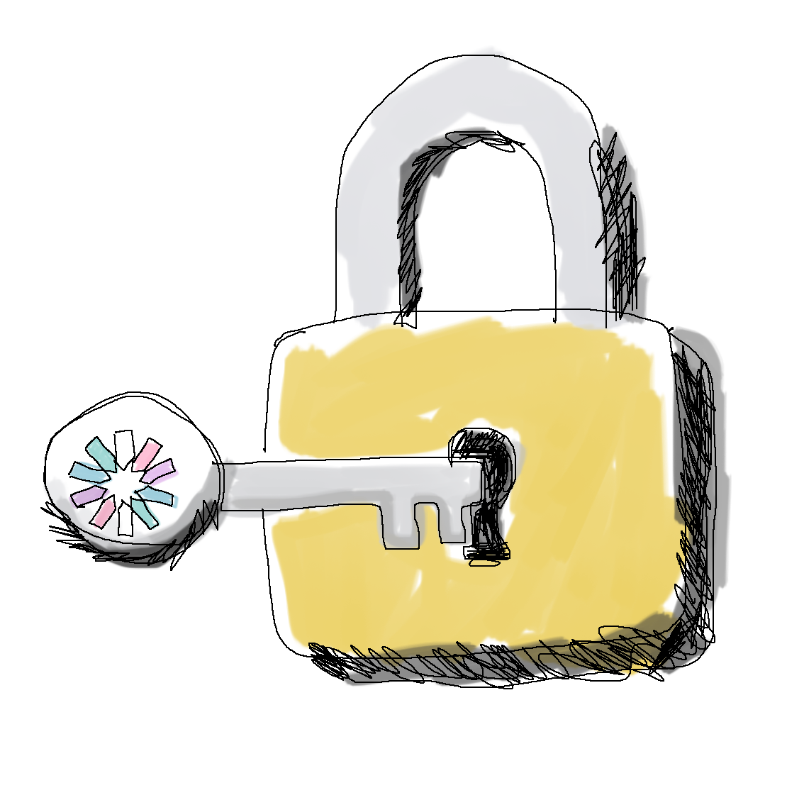 jwt lock and key image